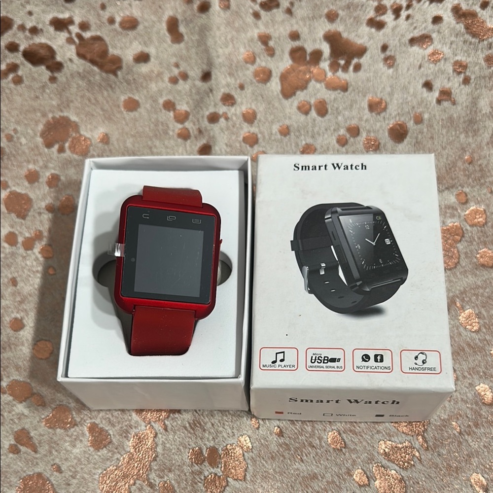 Smart Watch in Red